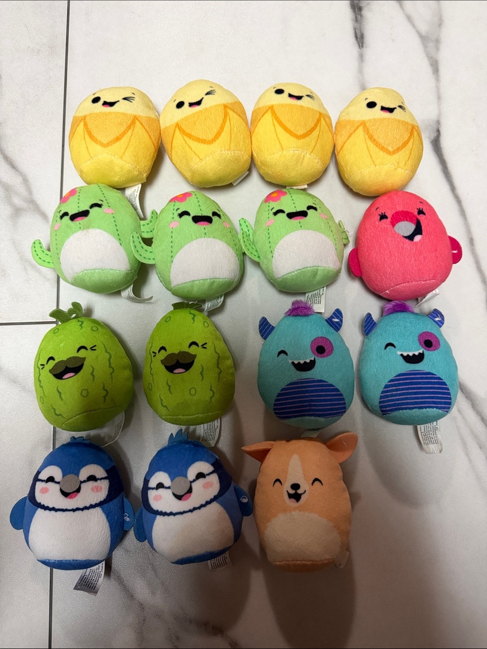 Set of 15 Squishmallow McDonald's Minis